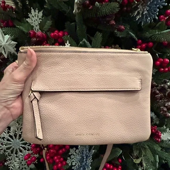 Vince Camuto Cream Crossbody Bag with Sleek Design - Picture 10 of 13